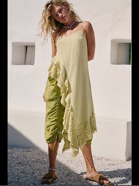 Free people maisie top asymmetrical hem size XS
